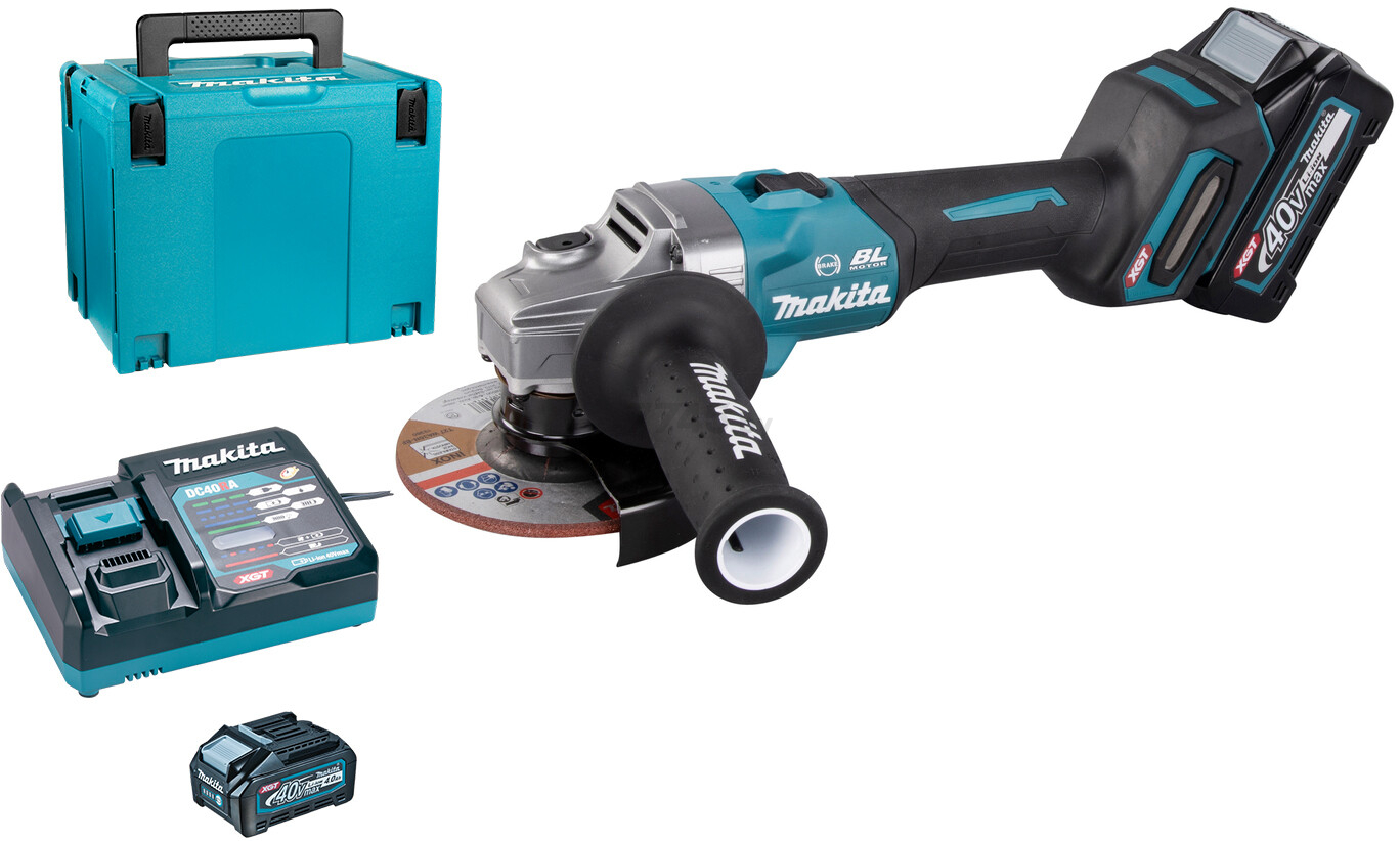 Шлифмашина угловая аккумуляторная MAKITA GA 004 GM 201 XGT (GA004GM201)