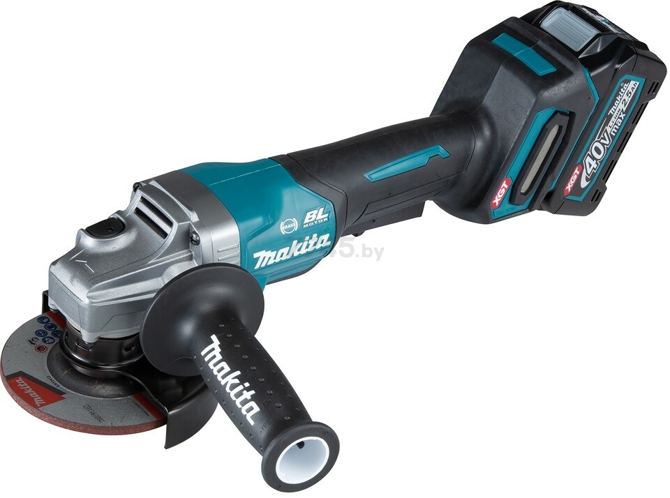 Шлифмашина угловая аккумуляторная MAKITA GA 012 GM 201 XGT (GA012GM201) - Фото 2