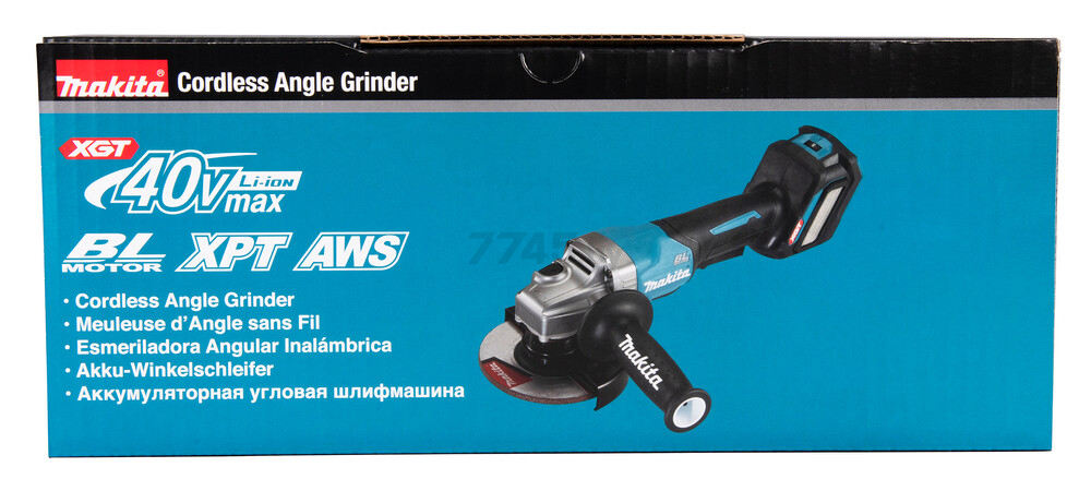 Шлифмашина угловая аккумуляторная MAKITA GA 029 GZ XGT (GA029GZ) - Фото 14