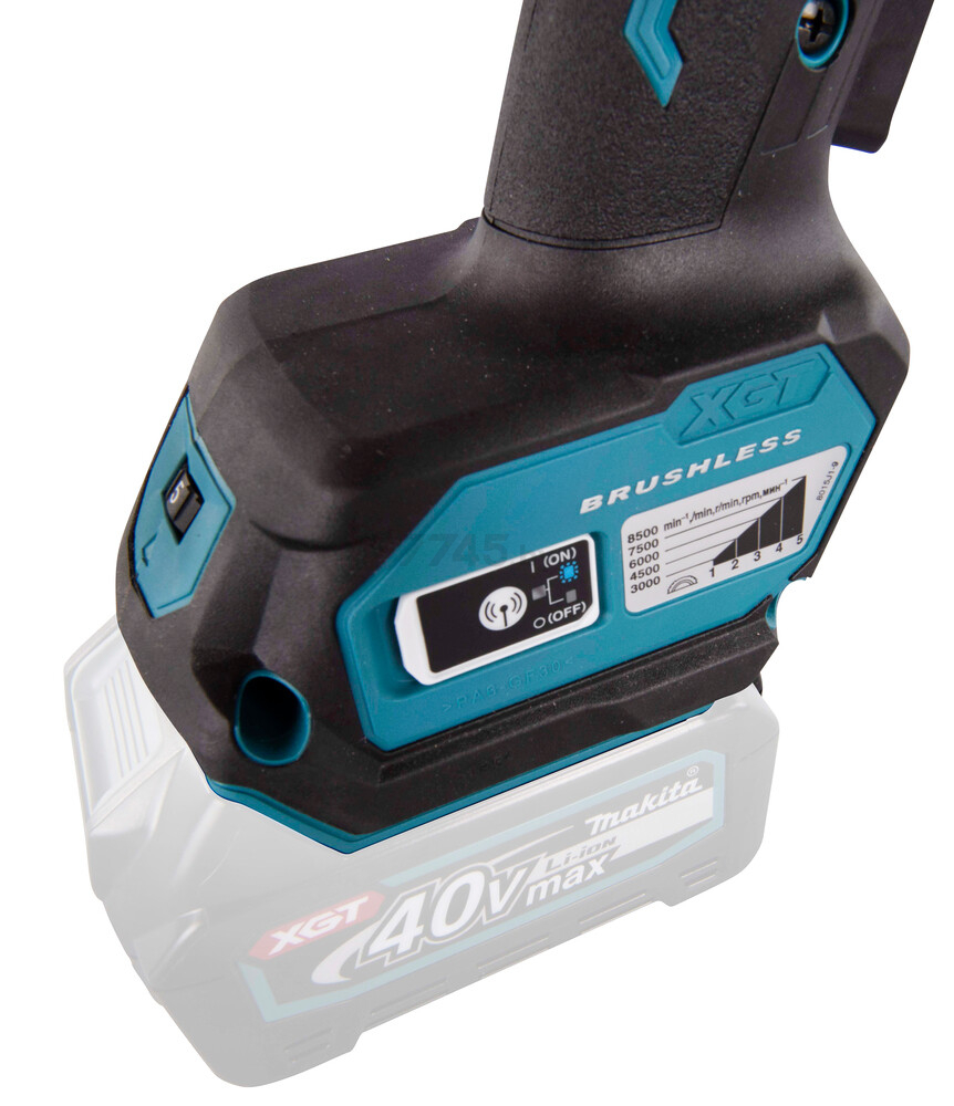 Шлифмашина угловая аккумуляторная MAKITA GA 029 GZ XGT (GA029GZ) - Фото 10