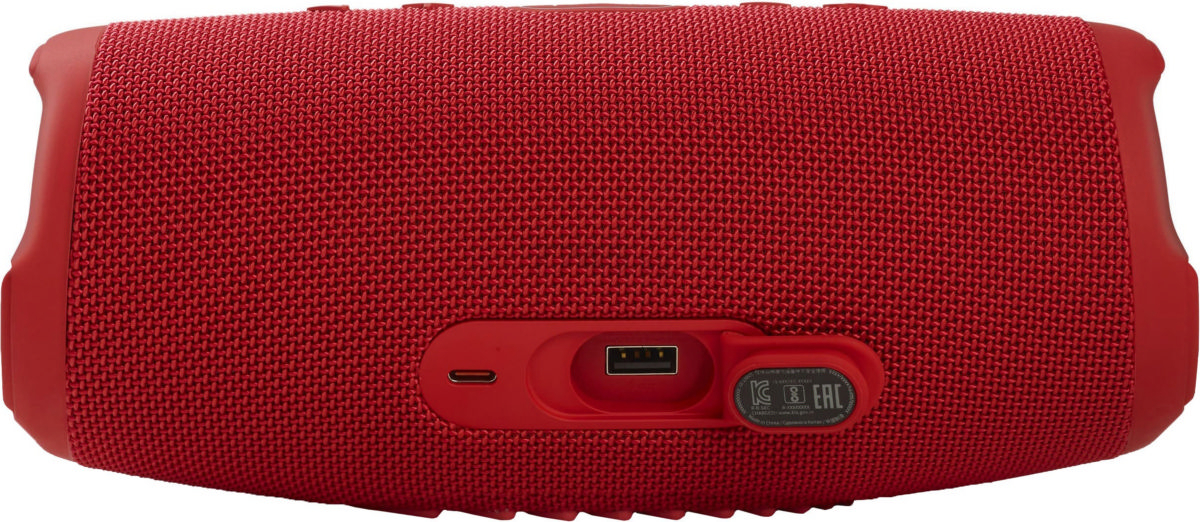 Колонка портативная беспроводная JBL Charge 5 (JBLCHARGE5RED) красный - Фото 3