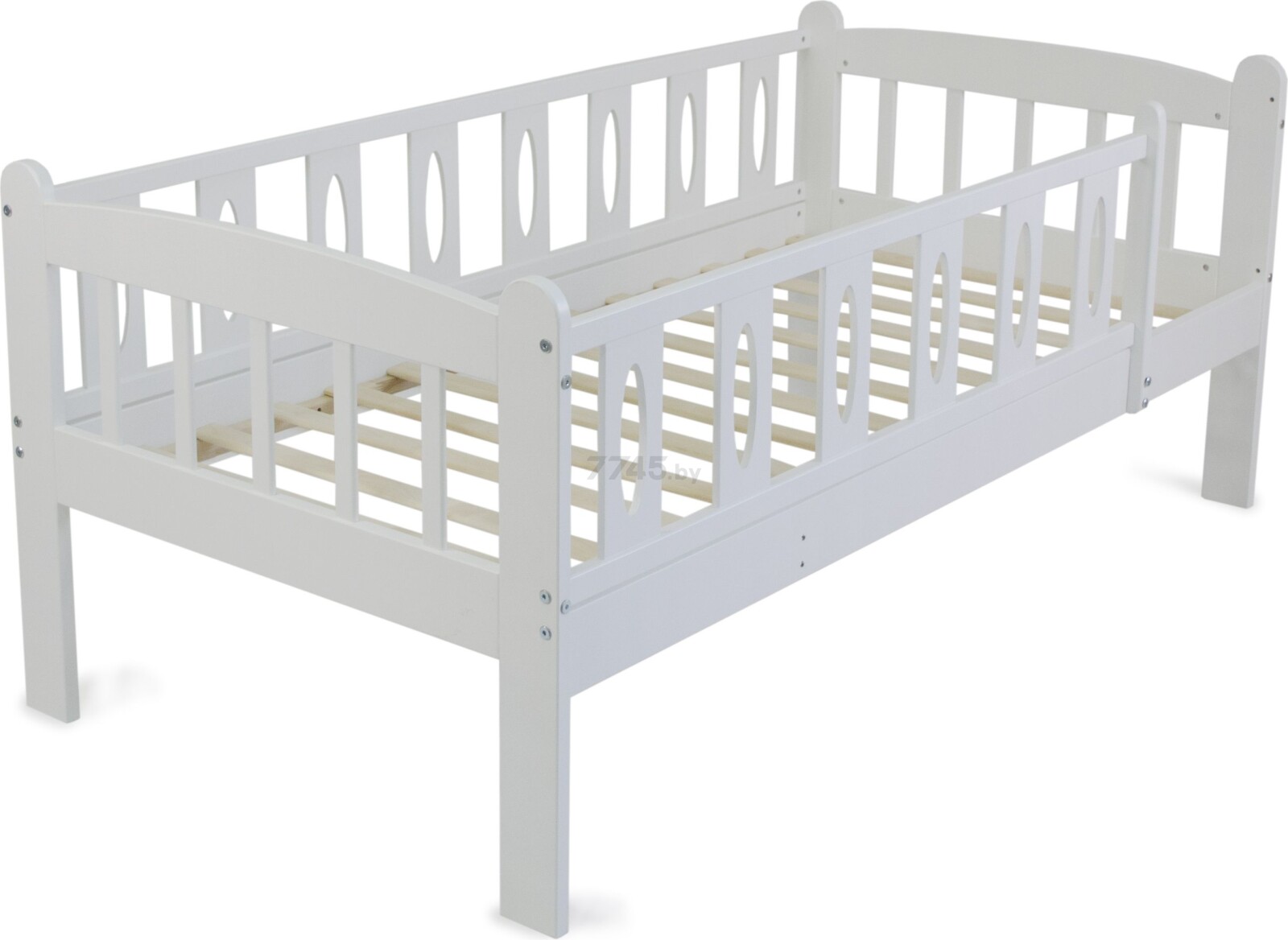 Кроватка детская СКВ-КОМПАНИ белый 160х80 см (600201) - Фото 2