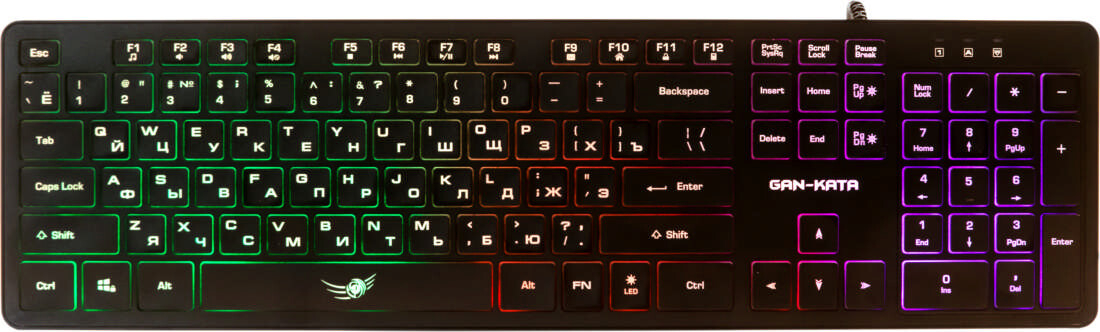 Клавиатура игровая DIALOG Gan-Kata KGK-17U Black