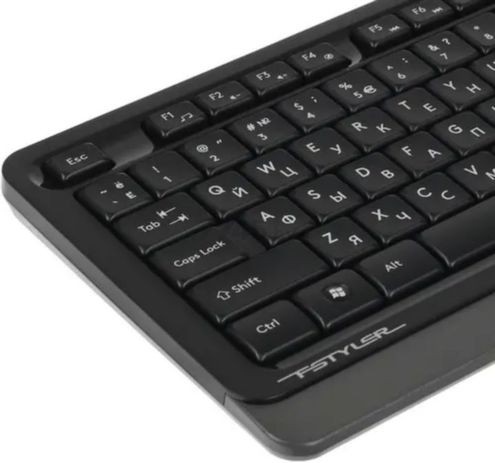 Комплект клавиатура и мышь A4TECH Fstyler F1010 Black/Grey - Фото 3