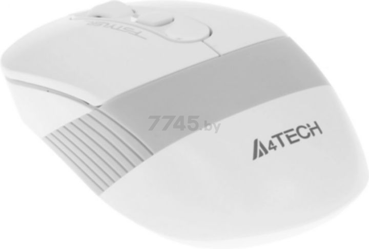 Мышь беспроводная A4TECH Fstyler FG10 White/Gray - Фото 3