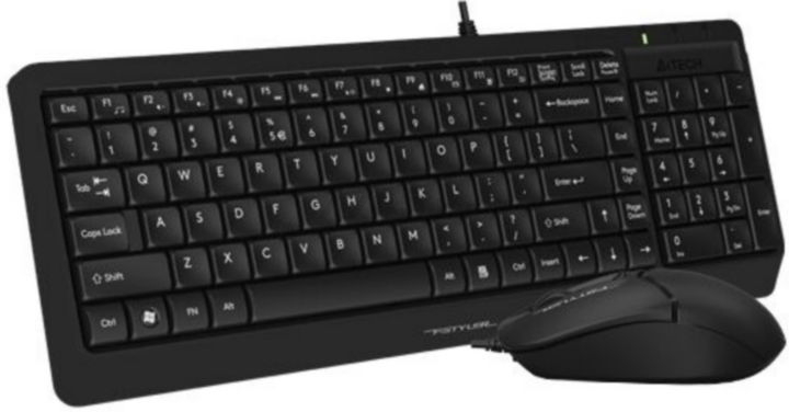 Комплект клавиатура и мышь A4TECH Fstyler F1512 Black - Фото 12