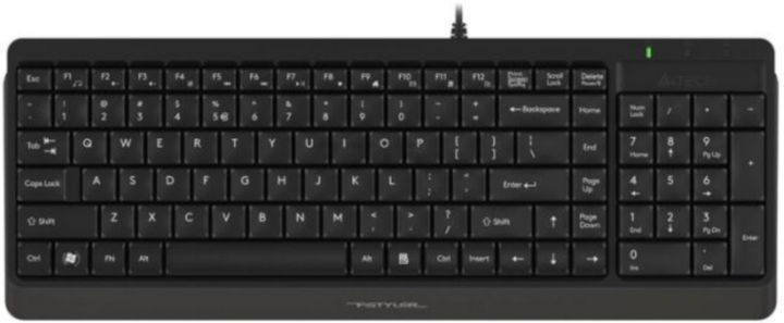 Комплект клавиатура и мышь A4TECH Fstyler F1512 Black - Фото 2