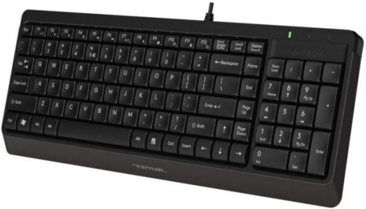 Комплект клавиатура и мышь A4TECH Fstyler F1512 Black - Фото 4