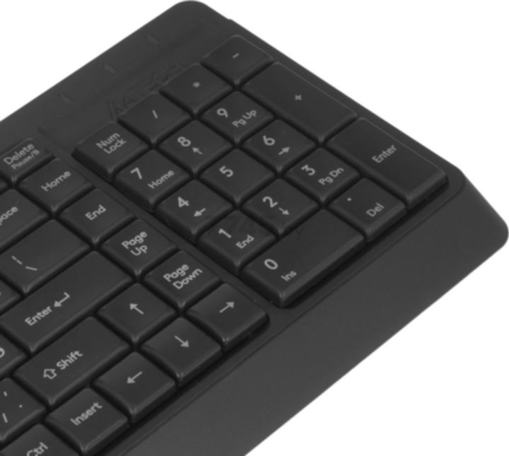 Комплект клавиатура и мышь A4TECH Fstyler F1512 Black - Фото 5