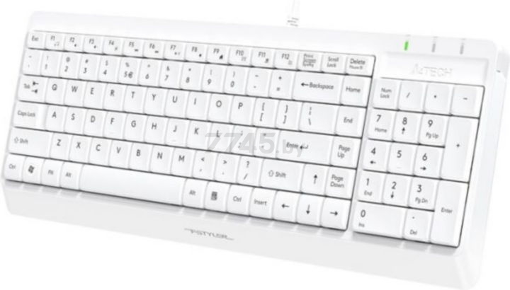 Комплект клавиатура и мышь A4TECH Fstyler F1512 White - Фото 4