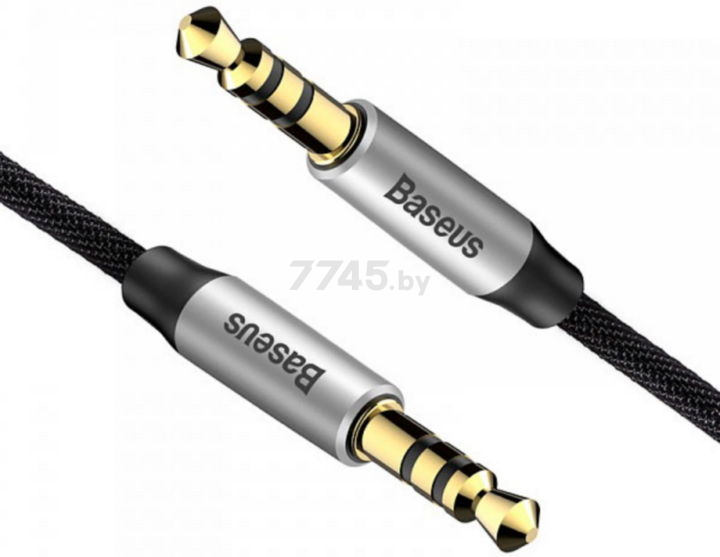 Кабель BASEUS Yiven Audio Cable M30 Silver Black (CAM30-CS1) - Фото 4