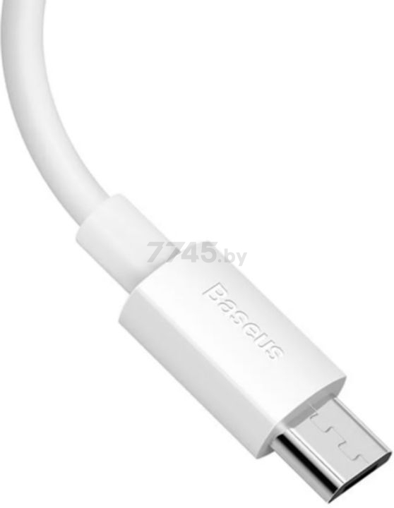 Кабель BASEUS Simple Wisdom Data Cable Kit White (TZCAMZJ-02) - Фото 3