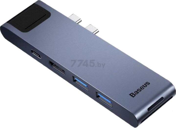 USB-хаб BASEUS Thunderbolt C+ Pro CAHUB-L0G Grey
