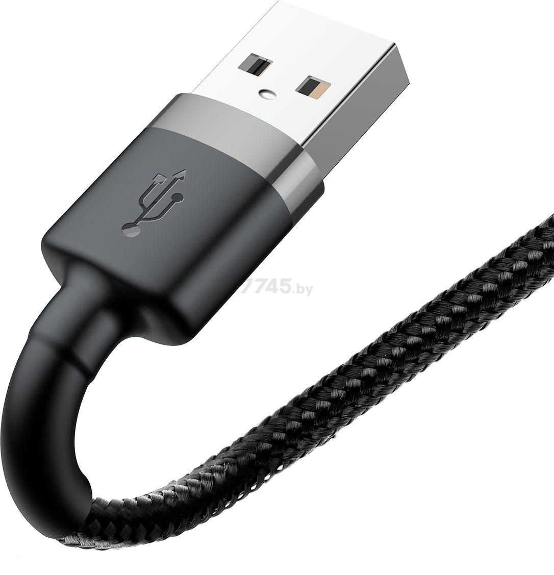 Кабель BASEUS Cafule Cable USB-A For IP Black Gray (CALKLF-CG1) - Фото 5
