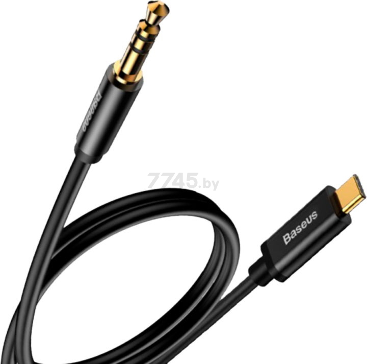 Кабель BASEUS Yiven Type-C male To 3.5 male Audio Cable M01 Black (CAM01-01)