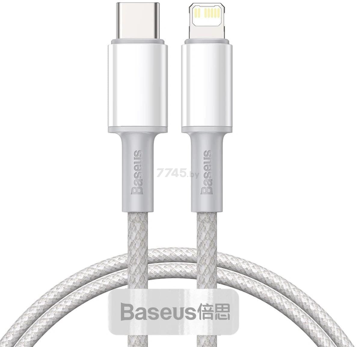 Кабель BASEUS High Density Braided Fast Charging Type-C to iP PD White (CATLGD-A02)