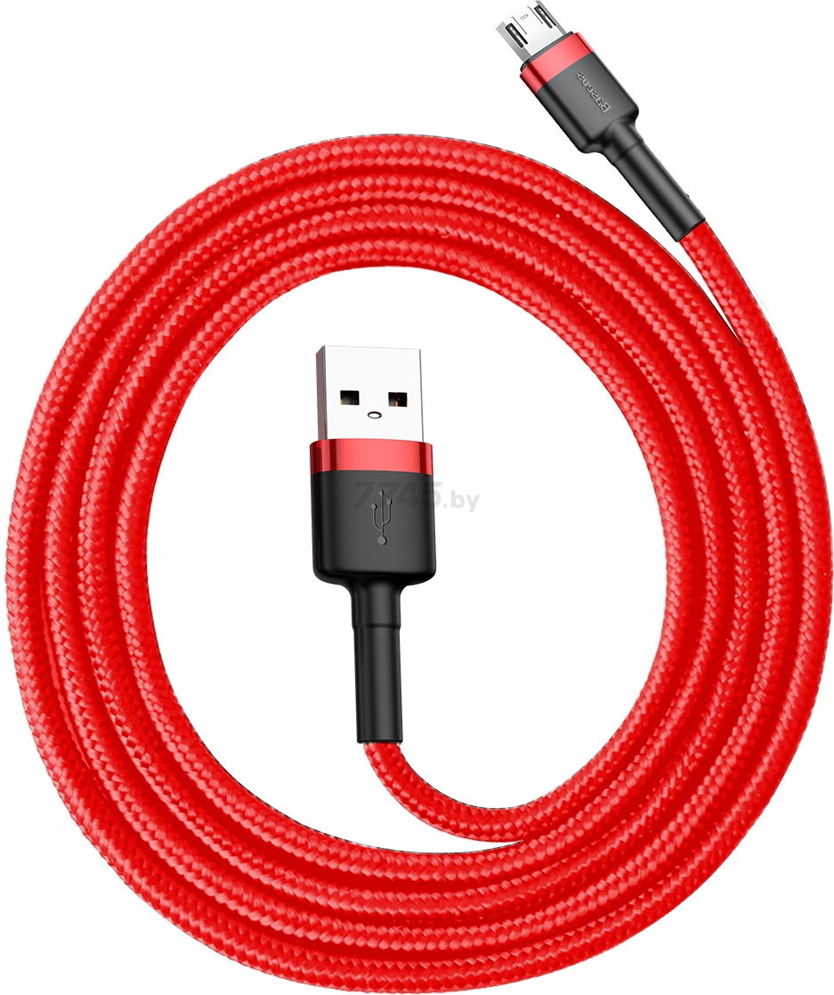 Кабель BASEUS Cafule Cable USB For Micro Red Red (CAMKLF-B09) - Фото 2