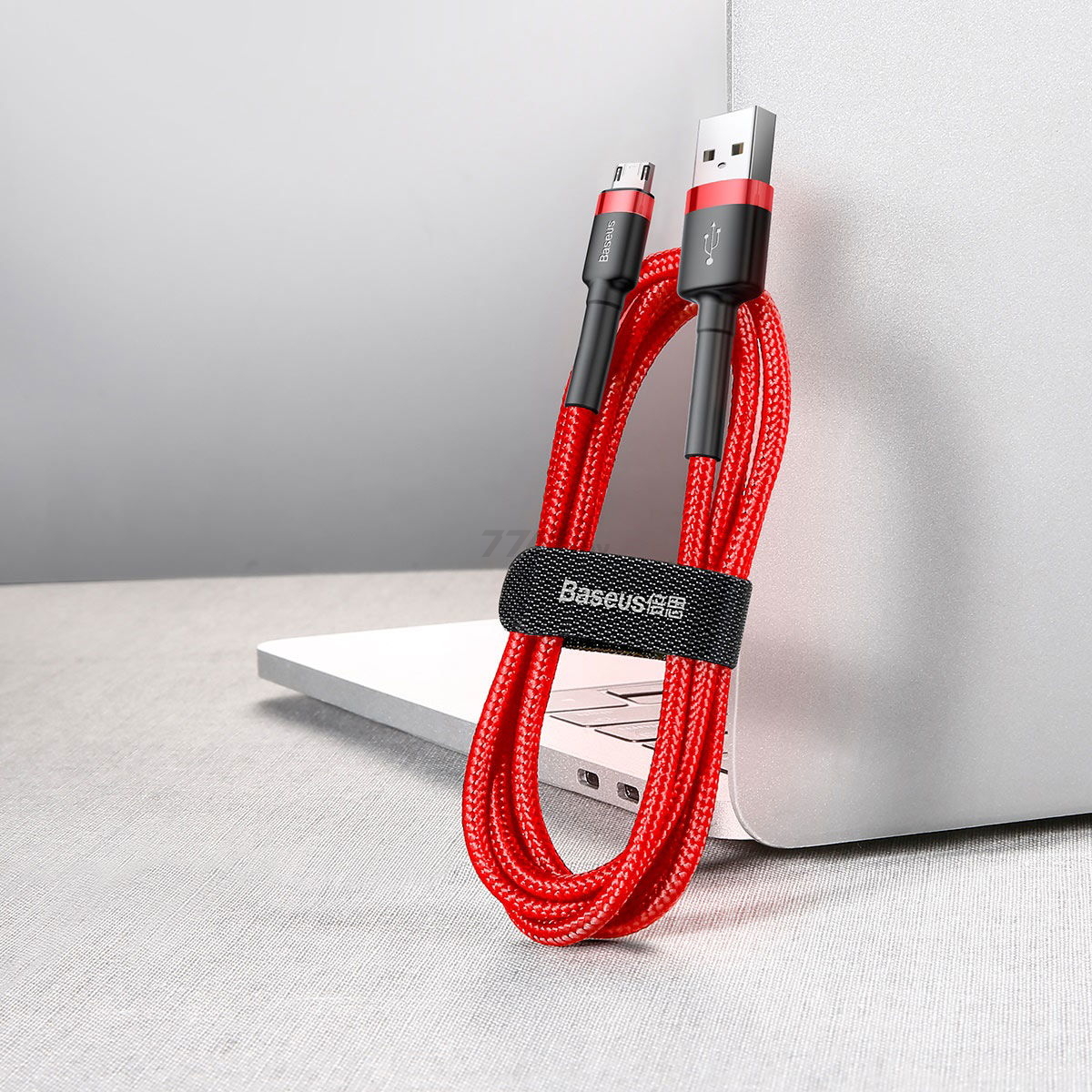 Кабель BASEUS Cafule Cable USB For Micro Red Red (CAMKLF-B09) - Фото 7