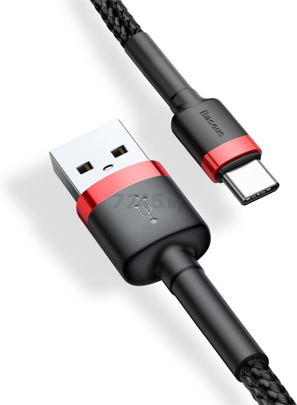 Кабель BASEUS Cafule USB2.0 AM - Type-C (CATKLF-B91) - Фото 6