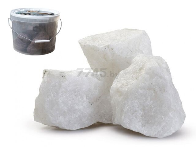 Камень для бани и сауны ARIZONE Кварц колотый 10 кг (62-101003)
