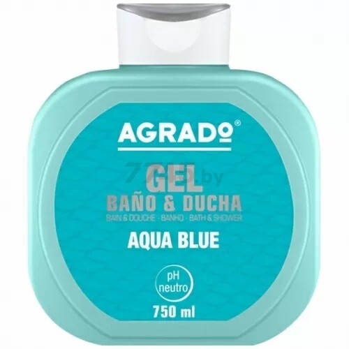 Гель для душа AGRADO Bath&Shower Gel Aqua Blue 750 мл (60503)