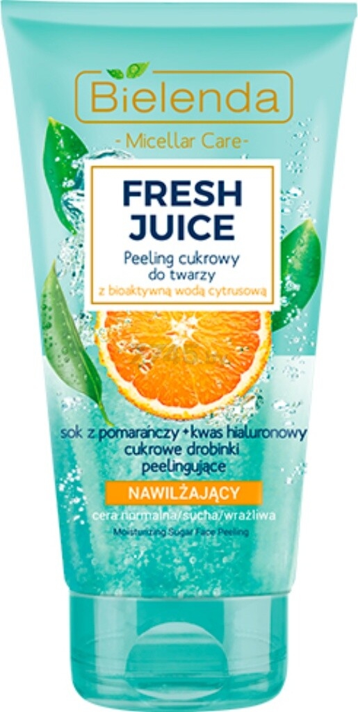 Скраб для умывания BIELENDA Fresh Juice Сахарный Апельсин 150 г (36676)