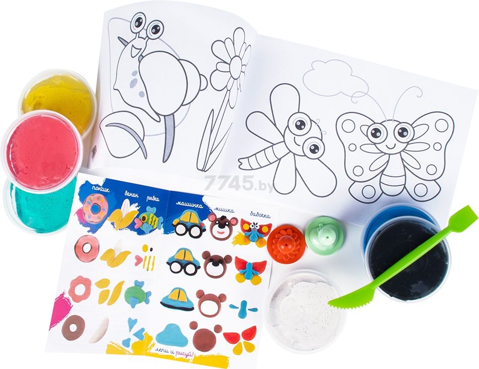 Набор для детского творчества GENIO KIDS Мел-пластилин Лепи и рисуй (TA1317) - Фото 7