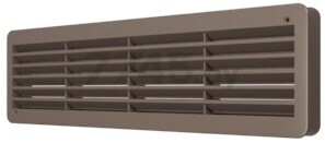 Решетка вентиляционная ЭРА 450х90 коричневая (4409ДП кор)