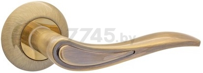 Ручка дверная на розетке CODE DECO H-14064-A-AB бронза (00027192)