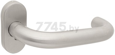 Ручка дверная на розетке APECS H-0903-INOX нержавеющая сталь (00017881)