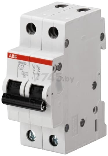 Автоматический выключатель ABB SH202L 2P 50А С 4.5кА (2CDS242001R0504)