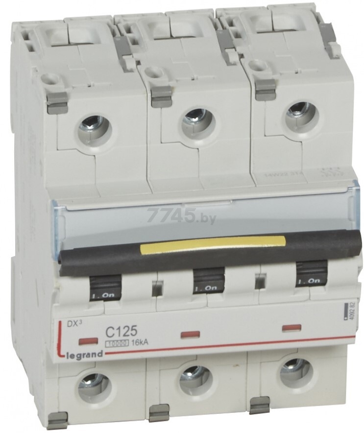 Автоматический выключатель LEGRAND DX3 3P 125A C 16кA (409282)
