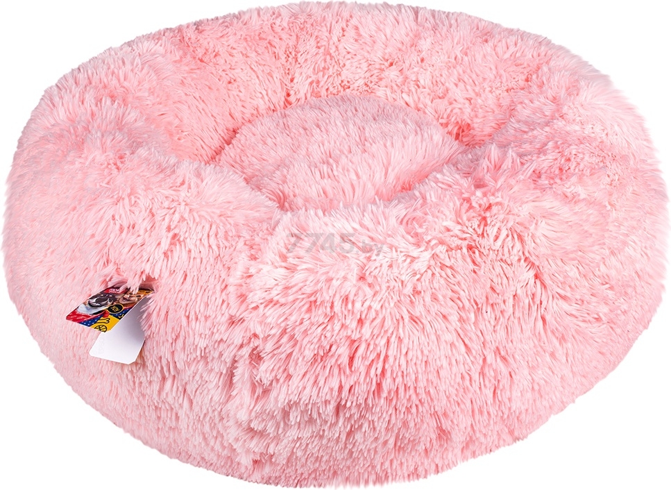 Лежанка для животных FANCY PETS Пончик 70 см розовый (BED1Pink)