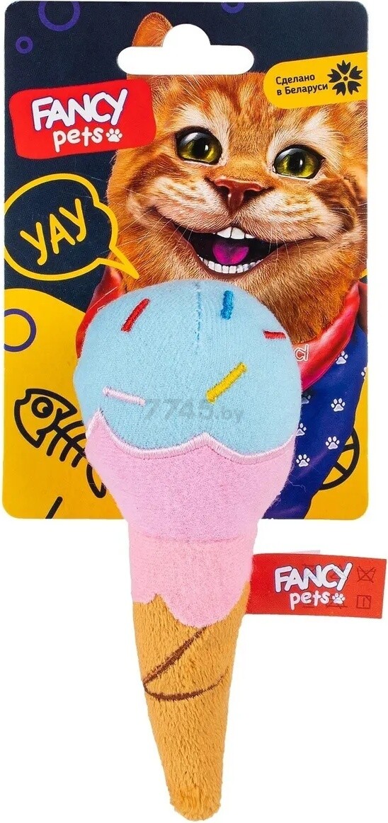 Игрушка для кошек FANCY PETS Мороженое с гремелкой 12,5 см (FPS16) - Фото 2