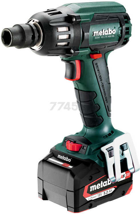 Гайковерт аккумуляторный ударный METABO SSW 18 LTX 400 BL (602205650) - Фото 3