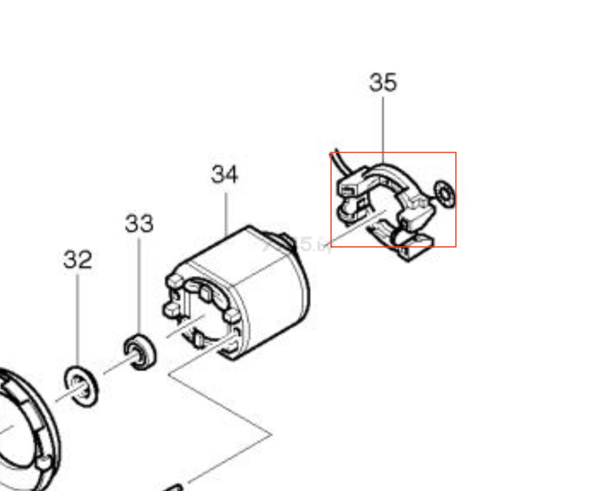 Опора статора для пилы циркулярной MAKITA 5705R/5603R (632503-2)