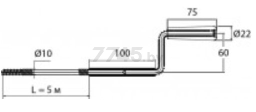 Трос сантехнический пружинный диаметр 10 мм длина 5 м WIRQUIN (70980842) - Фото 2