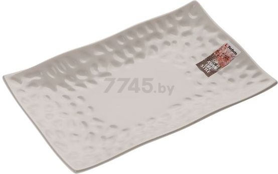 Блюдо керамическое прямоугольное PERFECTO LINEA Asian 22,5х14,5 см белый (17-102250)