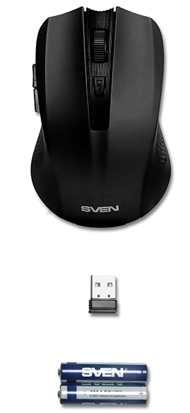 Мышь SVEN RX-350W Black - Фото 5