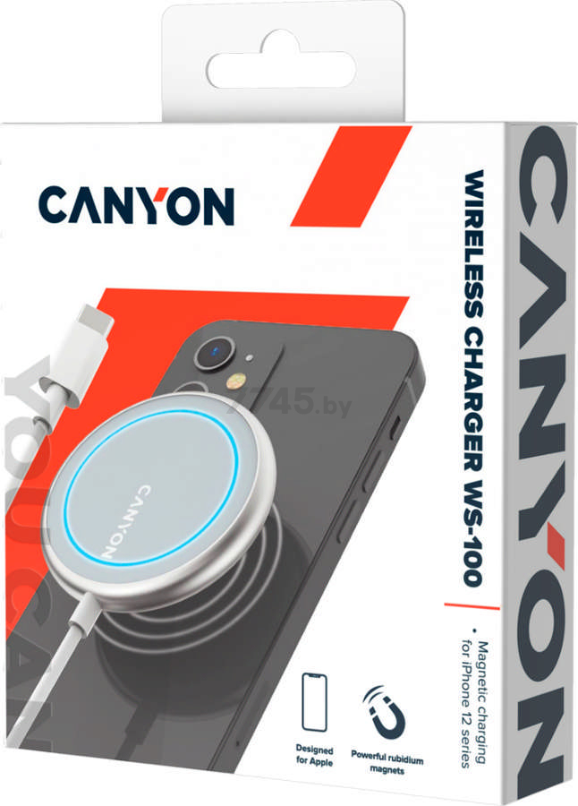 Беспроводное зарядное устройство CANYON CNS-WCS100 - Фото 6