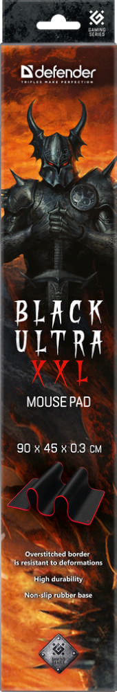 Коврик для мыши игровой DEFENDER Black Ultra XXL (50564) - Фото 9