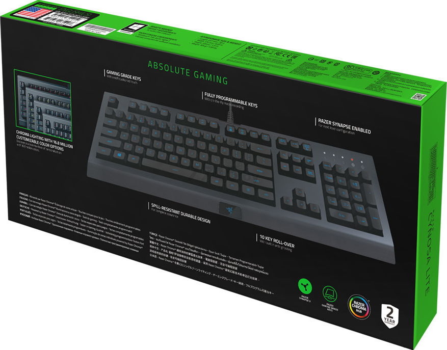 Клавиатура игровая RAZER Cynosa Lite (RZ03-02741500-R3R1) - Фото 7