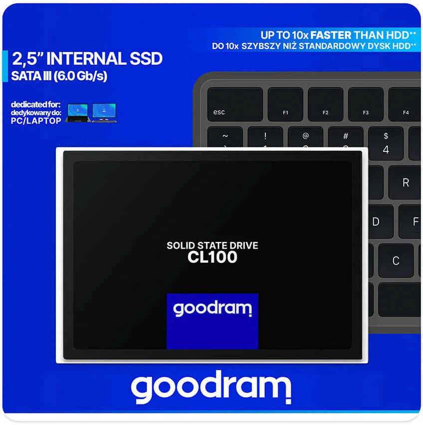 SSD диск Goodram CL100 Gen. 3 960GB (SSDPR-CL100-960-G3) - Фото 7