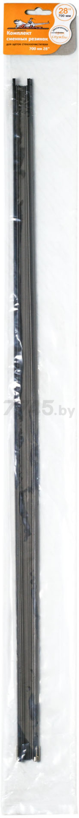 Резинка стеклоочистителя 700 мм AIRLINE 2 штуки (B-RE-700K) - Фото 2