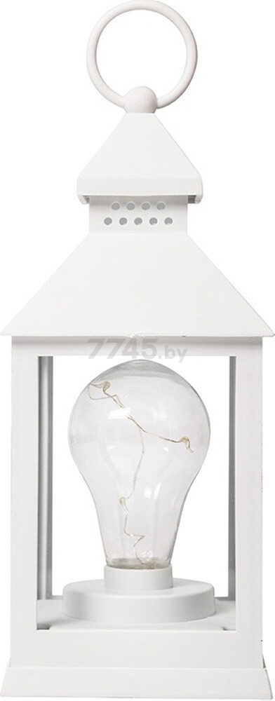 Ночник декоративный светодиодный NEON-NIGHT Фонарь с лампочкой белый (513-052) - Фото 7