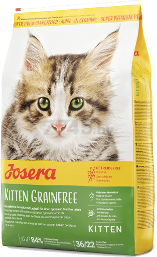 Сухой корм для котят беззерновой JOSERA Kitten Grainfree 10 кг (4032254754992)