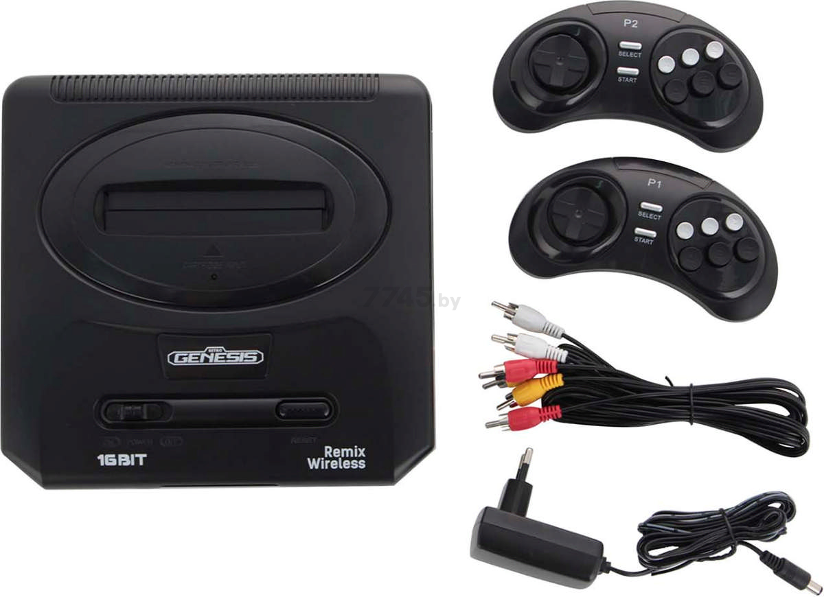 Игровая приставка RETRO GENESIS Sega Remix Wireless 8+16Bit + 600 игр (ConSkDn101) - Фото 4