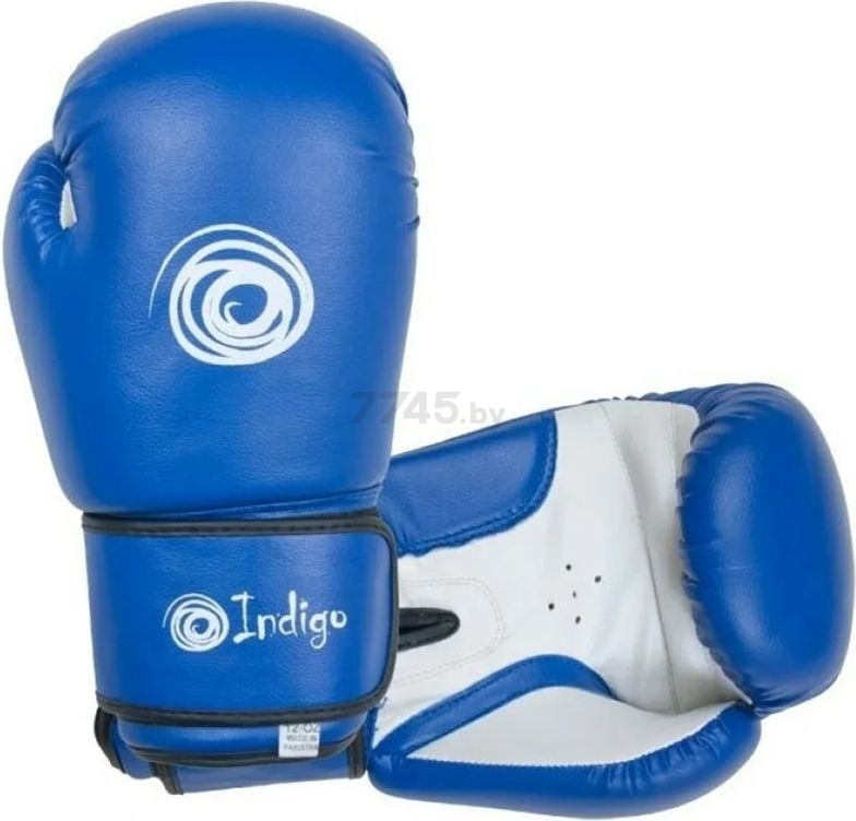 Перчатки боксерские INDIGO 8 унций синий (PS-799-8-BL)