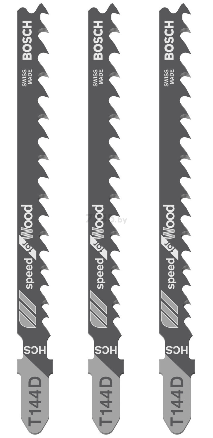 Пилка для электролобзика BOSCH Speed for Wood T144D 3 штуки (2608630560)