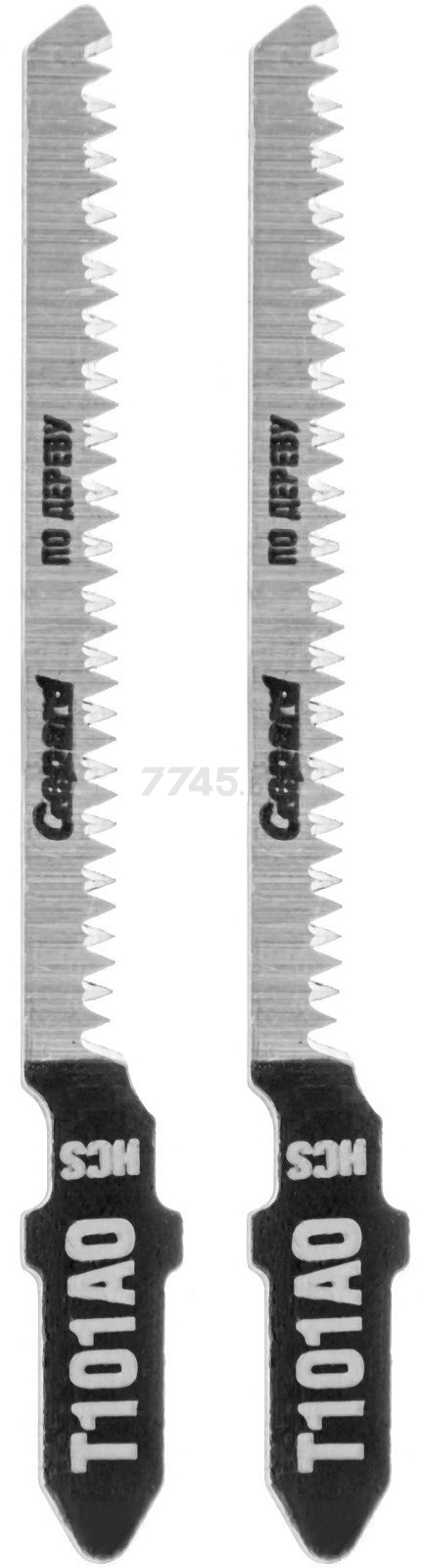 Пилка для электролобзика GEPARD по дереву T101AO 2 штуки (GP0614-07)